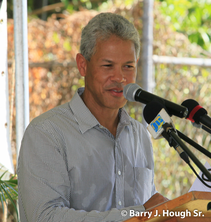 Donovan H. Perkins, Chairman - Tourism Linkage Council at the Launch of the Agro-Tourism Farmers' Market, Negril, Westmoreland, Wednesday, October 30, 2013