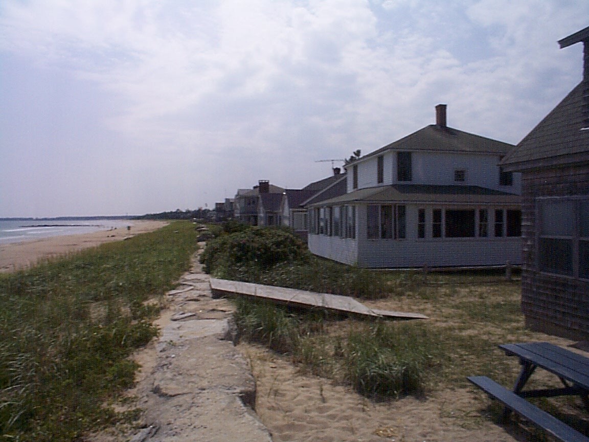 Beach View towards Camp Ellis from Beach Front Home in Kenney Shores, Saco, Maine