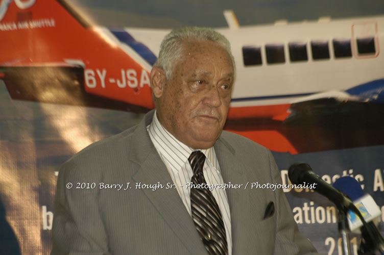 Jamaica Air Shuttle Launch @ MBJ Airports Limited, Wednesday, January 20, 2010, Sangster International Airport, Montego Bay, St. James, Jamaica W.I. - Photographs by Net2Market.com - Barry J. Hough Sr, Photographer/Photojournalist - The Negril Travel Guide - Negril's and Jamaica's Number One Concert Photography Web Site with over 40,000 Jamaican Concert photographs Published -  Negril Travel Guide, Negril Jamaica WI - http://www.negriltravelguide.com - info@negriltravelguide.com...!