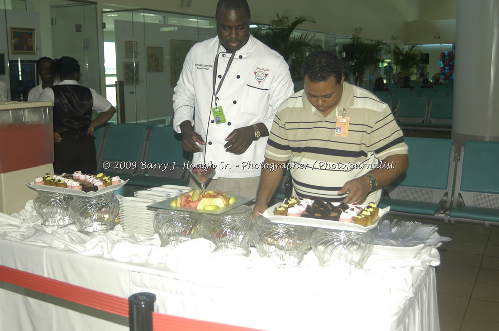  British Airways Inaugurates New Scheduled Service from London Gatwick Airport to Sangster International Airport, Montego Bay, Jamaica, Thursday, October 29, 2009 - Photographs by Barry J. Hough Sr. Photojournalist/Photograper - Photographs taken with a Nikon D70, D100, or D300 - Negril Travel Guide, Negril Jamaica WI - http://www.negriltravelguide.com - info@negriltravelguide.com...!