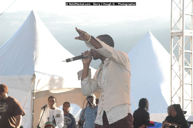 Busy Signal at Tru-Juice Rebel Salute 2008 - The 15th staging of Tru-Juice Rebel Salute, Saturday, January 12, 2008, Port Kaiser Sports Club, St. Elizabeth, Jamaica W.I. - Photographs by Net2Market.com - Barry J. Hough Sr, Photographer - Negril Travel Guide, Negril Jamaica WI - http://www.negriltravelguide.com - info@negriltravelguide.com...!