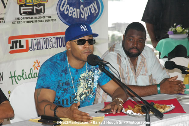 LL Cool J - Shaggy - Press Conference @ Richmond Hill Inn, Montego Bay - Red Stripe Reggae Sumfest at Catherine Hall, Montego Bay, St James, Jamaica W.I. - Negril Travel Guide.com, Negril Jamaica WI - http://www.negriltravelguide.com - info@negriltravelguide.com...!