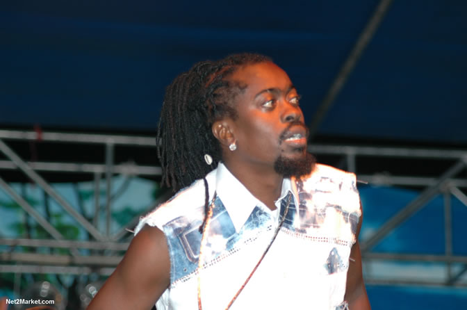 Beenie Man - Spring Break 2005 -  6th Anniversary - All Day - All Night - Photo Gallery - Sunday, March 13th - Long Bay Beach, Negril Jamaica - Negril Travel Guide, Negril Jamaica WI - http://www.negriltravelguide.com - info@negriltravelguide.com...!