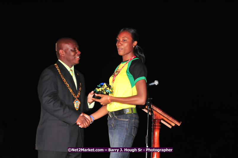 Jamaica's Athletes Celebration - Western Olympics Sports Gala & Trelawny Homecoming - Wednesday, October 8, 2008 - Photographs by Net2Market.com - Barry J. Hough Sr. Photojournalist/Photograper - Photographs taken with a Nikon D300 - Negril Travel Guide, Negril Jamaica WI - http://www.negriltravelguide.com - info@negriltravelguide.com...!