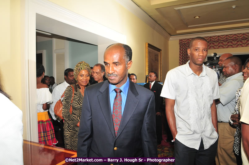 Jamaica's Olympic Athletes Reception at the Ritz Carlton - The City of Montego Bay Welcomes Our 2008 Olympians - Western Motorcade - Civic Ceremony - A Salute To Our Beijing Heros - Ritz Carlton Golf & Spa Resort, Montego Bay, Jamaica - Tuesday, October 7, 2008 - Photographs by Net2Market.com - Barry J. Hough Sr. Photojournalist/Photograper - Photographs taken with a Nikon D300 - Negril Travel Guide, Negril Jamaica WI - http://www.negriltravelguide.com - info@negriltravelguide.com...!